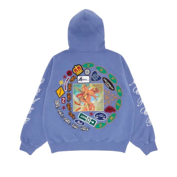 Supreme Other - SUPREME PATCHES SPIRAL HOODED SWEATSHIRT